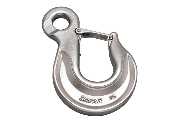 Stainless Steel Eye Slip Hook (Large), Forged, Load Rated, S0454-0016, S0454-0020, S0454-0025